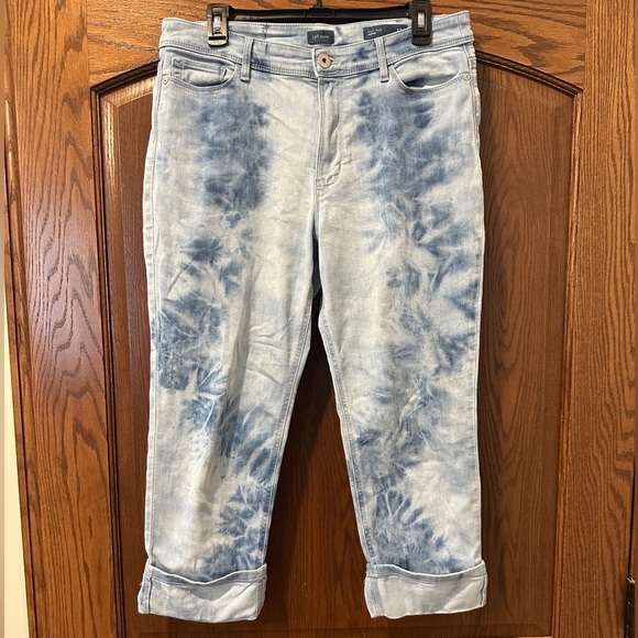 J.Jill Denim high rise cropped jean - Picture 1 of 4